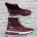 Michael Kors Shoes | Bold Burgundy Mk Sneakers!. | Color: Purple/Red | Size: 9