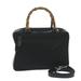 Gucci Bags | Gucci Bamboo Hand Bag Nylon Black 000 0538 Auth Ep2884 | Color: Black | Size: W11.0 X H7.5 X D2.8inch