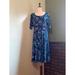 Lularoe Dresses | 2xl Lularoe Nicole Dress J05 63 | Color: Blue | Size: 2x