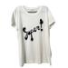 Lularoe Tops | Lularoe Liv Womens Top 2x Short Sleeve T Shirt White Black Super Euc | Color: Black/White | Size: 2xl