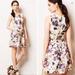 Anthropologie Dresses | Anthropologie Maeve Neon Color Floral Printed A-Line Dress | Color: Purple/White | Size: 0