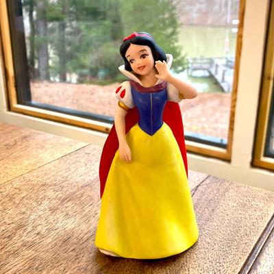 Disney Art | 6 Inch Vintage Retired Bisque Some White Figurine. Signed Disney. | Color: Red/Yellow | Size: Os