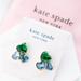 Kate Spade Jewelry | Kate Spade My Love Cluster Heart Crystal Studs Earrings Blue Ombre | Color: Blue/Gold | Size: Os
