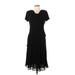 Talbots Casual Dress - DropWaist: Black Dresses - Women's Size 10 Petite