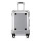 PASPRT Carry On Luggage Lightweight Suitcase Abs+pc Luggage Expandable Luggage Caster Luggage Suitcase Travel Luggage Hard Trolley Luggage (White 20in)