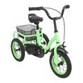ROMYIX 12Inch 3 Wheels Tricycle Kids Bikes For Boys/Girls, Single Speed Tricycle Bike Light Green Kids Bike 3 Wheels Bicycle Bike, Gift For Kids