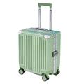 PASPRT Luggage Suitcases with Wheels Large Capacity Carry On Luggage Wear-Resistant Suitcase Detachable Partition Luggage (Green 46 * 40 * 22CM)