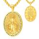 virgin mary necklace gold miraculous medal men women virgen de guadalupe pendant mother mary virgencita 14k 18k 24k gold our lady of guadalupe chain medalla de la virgen milagrosa male female