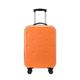 PASPRT Carry On Luggage Expandable Luggage Foldable Luggage Carry on Luggage Comfort Handle Luggage Suitcase Spinner Wheels Trolley Luggage (Orange 20in)