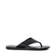 Dune Mens FREDOS Leather Toe Post Sandals Size UK 11 Flat Heel Casual Sandals