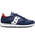 Saucony Jazz Original Men's Nylon Suede Lace Up 80S Retro Trainers (Navy White, UK 11)