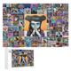 Graffiti Art Jigsaw Puzzles for Adults 1000 Pieces Puzzle Art Collection Brain Teaser Adults And Children Premium Quality Wooden Puzzle （75×50cm）