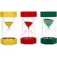 Hourglass,Antique Sand Clock,Timer Set,including 5 Hourglasses,children's Hourglass,3/5/10/15/30 Minutes,drop Resistance,color,children's Toothpaste Watch,classroom Education And Sensory Games,kitchen