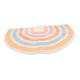 Sosoport 4pcs Carpet Semi Circle Bath Mat Front Door Rugs Indoor Half Circle Door Mat Indoor Door Mat Nonskid Bath Mat Deck Mats Outdoor Bathroom Rugs Child Polyester Floor Mat Cartoon