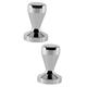 Garneck 2pcs Coffee Temper Machine Barista Tamper Coffee Maker Stainless Steel Espresso Coffee Maker Vinyl Record Stickers Espresso Shots Coffee Bean Tamper Coffee Machine Metal