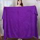 180X200 Cm Microfiber Bath Towel, Super Absorbent And Quick-Drying Soft Towel, Dark Purple, 180X200 Cm