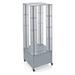 Azar Displays Multi-Tower Pegboard Floor Display on Wheeled Base. Panel Size: 4"W x 48"H Plastic in Gray | 64 H x 20 W x 20 D in | Wayfair