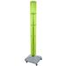 Azar Displays Four-Sided Pegboard Tower Floor Display on Revolving Wheeled Base. Spinner Rack Tower. Panel Size: 4"W x 60"H in Green | Wayfair