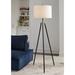 Signature Design by Ashley Cashner 72" Tripod Floor Lamp Metal in Black/White | 72 H x 20 W x 20 D in | Wayfair L206101