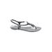 Montego Bay Club Sandals: Gray Shoes - Women's Size 6