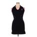 Versace Sport Casual Dress - Bodycon: Black Dresses - Women's Size Large