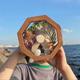 kit de kaléidoscope de bricolage en bois pour enfant, kaléidoscopes faits à la main, lunettes de kaléidoscope en étain rotatif magique, jouets éducatifs d'extérieur respectueux de l'environnement,