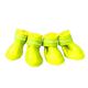 Waterproof Non-slip Pet Dog Shoes Dog Outdoor Rain Boots Cat Dog Shoe Cover Foot Cover Soft Silicone Rain Boots Pet Shoes(set of four)