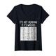 Damen Horologe Uhr Sammler It's Not Hoarding If It's Watches T-Shirt mit V-Ausschnitt