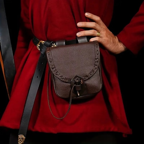 Costumi da pirata Vichingo Retrò vintage Medievale Rinascimentale borsa Per uomo Per donna Costume Vintage ▾ Cosplay Borsa Halloween