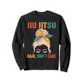 Brasilianisches Jiu Jitsu BJJ Lustiges Jiu-Jitsu-Haar, das egal ist Sweatshirt