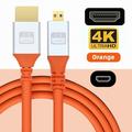 Chenyang Micro HDMI 4K to HDMI Ultra Soft High Flex HDTV Cable Hyper Super Flexible Cord High Speed Type-A Male to Male for Computer HDTV
