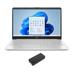 HP 15-dw3035cl Home/Business Laptop (Intel i5-1135G7 4-Core 15.6in 60Hz Touch HD (1366x768) Intel Iris Xe 64GB RAM 2TB m.2 SATA SSD + 2TB HDD Win 11 Pro) with DV4K Dock