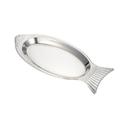 BBQ Fish Plate Baking Pans Stainless Steel Fish Plate Stainless Steel Food Plate Non- Stick Tray Fish-shaped Plate