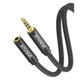 VANAUX 3.5mm Extension Cable 6.6FT 4-Pole TRRS 3.5mm Extension Cable [Supports Microphone Function] Aux Cords Compatible with Laptop MP3 Player Personal Computer Tablet Smartphone Speaker