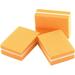 100Pcs/lot Mini Sanding Nail File Block Buffer Salon Usage Grinding Polishing Manicure Gel Polish Tools Accessories The New (Color : Orange)