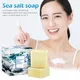 LongDay 1pcs Soap with Sea Salt Natural Goat s Milk for Face Dry and Natural Oily Skin Remove Acne Anti-cellulite Soap