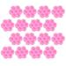 300 Pcs Flower Glue Cup Eyelash Accessories Tile Plastic Pallets Water Cosmetic Pink Pp