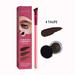 Dreparja Multifunctional Brow Brush Set Portable Brow Cream Brow Brush Brow Eye Shadow Cosmetic Brush Ultra-thin Angled Realistic Eyebrow Brush & Eyebrow Cream Makeup Brush Set