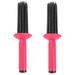 AYA 2Pcs Hair Curling Roll Comb Round Hair Brush Teeth Round Brush Hair Curling Comb Styling Hair Tools Hair Curler