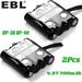 EBL 2 Way Radio Battery 1000mAh 4.8V For Uniden BP-38 BP38 BP-40 GMR FRS (2Pack)