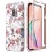 SURITCH Case for Galaxy S9 Plus [Built-in Screen Protector] Rose Marble Full-Body Protection Shockproof Rugged Bumper Protective Cover for Samsung Galaxy S9 Plus 6.2 Inch (Rose Marble)