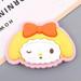 2Pcs Sanrios Hello Kitty Cell Phone Case Accessories Anime Kawaii Cartoon Big Cookie Diy Simulation Resin Plastic Accessories