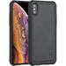 molzar MAG Series for iPhone Xs and iPhone X Case Built-in Metal Plate for Magnetic Mount Wireless Charging Support Compatible with iPhone Xs/X Black