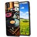 Compatible with Samsung Galaxy S21 FE Phone Case Retro-vinyl-record-beats-4 Case Silicone Protective for Teen Girl Boy Case for Samsung Galaxy S21 FE