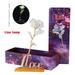 Mother s Day Gift Gold Foil Rose Artificial Flowers Galaxy Rose With Love Base Everlasting Crystal Mother s Day Gift The Best Choice