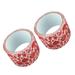 2 Rolls Stickers Japandi Decor Diary Tape Photo Album Red