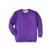 Men's Big & Tall Champion® fleece crewneck by Champion in Purple (Size 6XL)