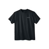 Men's Big & Tall Billabong double logo tee by Billabong in Black (Size 3XLT)