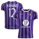 "Toulouse Football Club Craft Away Shirt 2023-24 - Kids with Kamanzi 12 Europa League printing"