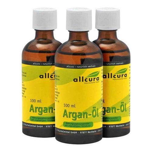 allcura Argan-Öl 3x100 ml Öl